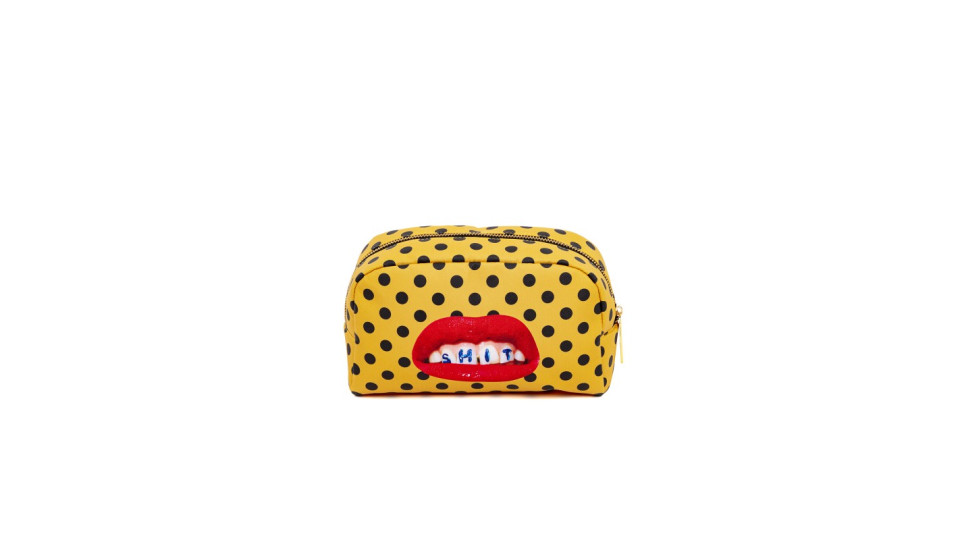 Beauty-case - stampa fantasia shit - size 23x8 cm - serie...