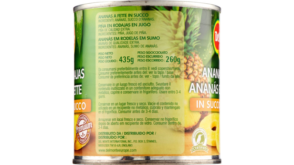 ANANAS GOLD NATURALE