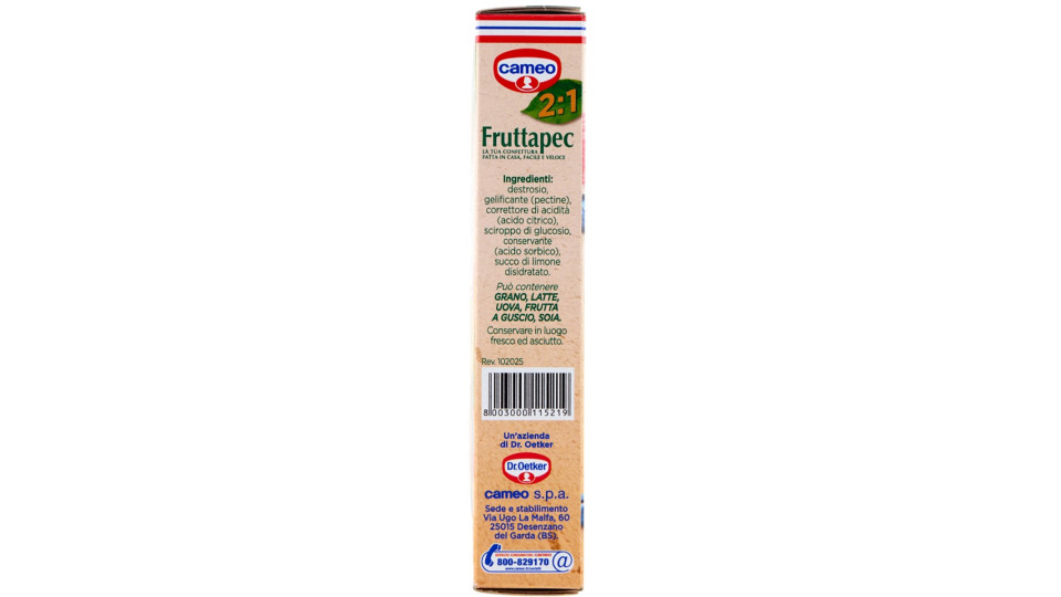 Cameo fruttapec 2:1 3pezzi