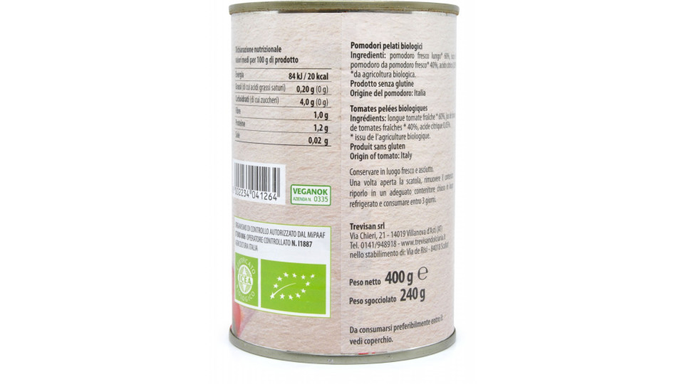 Trevisan pomodori pelati Bio