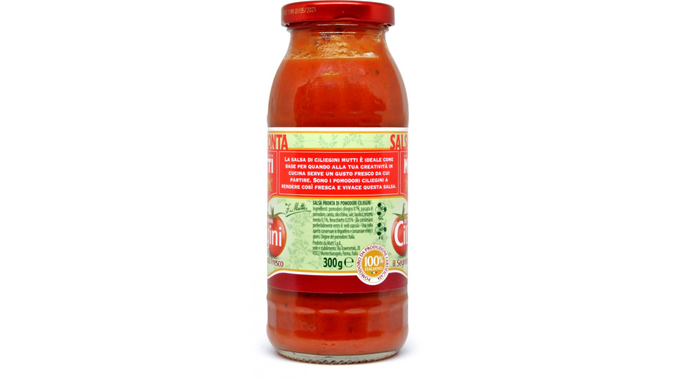 Salsa Pronta di Pomodorini Ciliegini