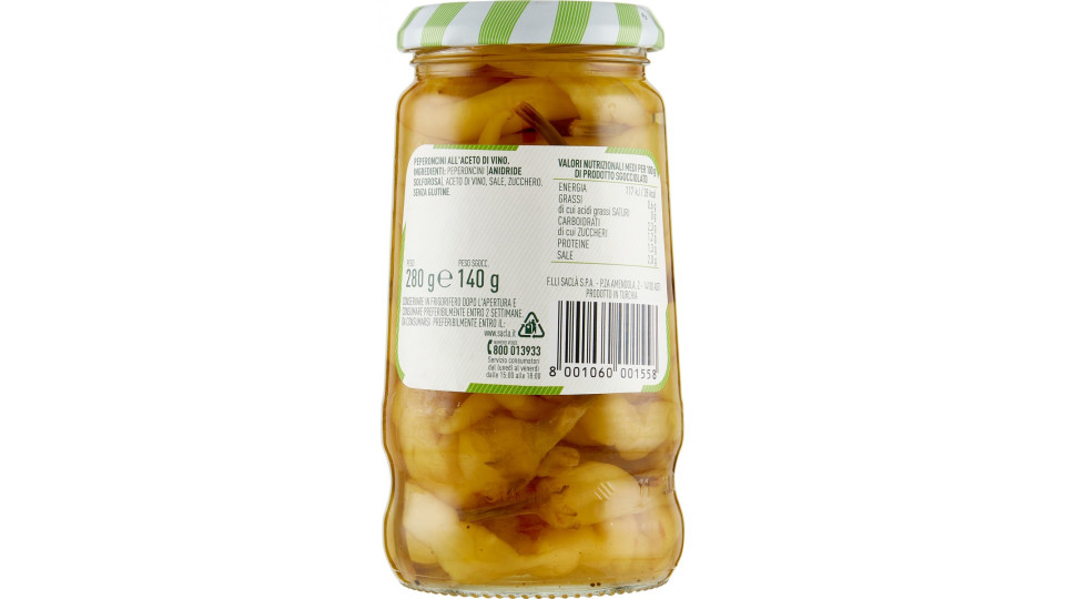 Saclà Acetelli peperoni lombardi