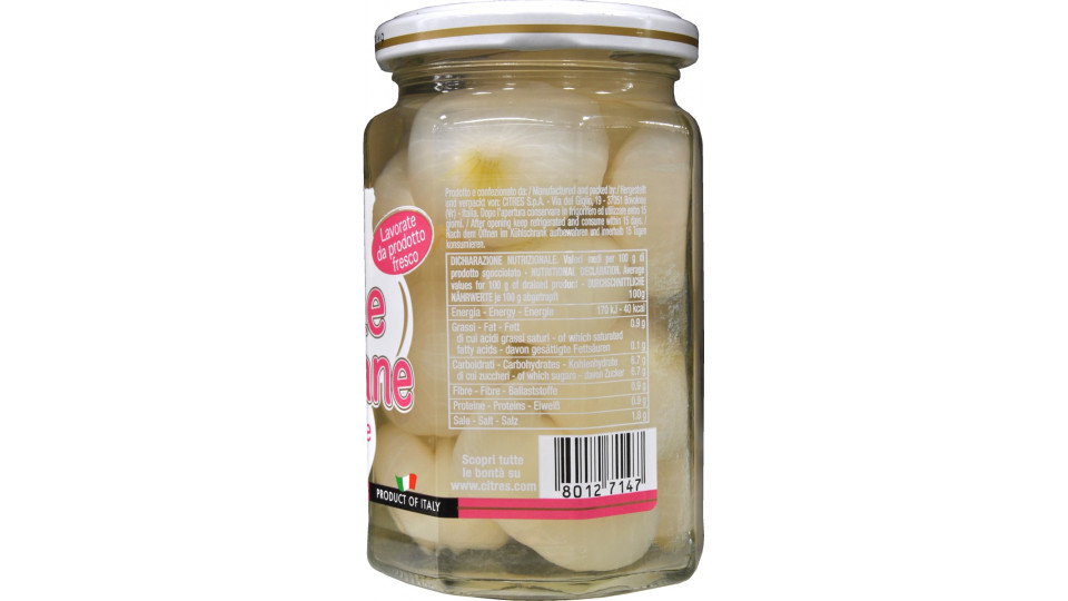 Citres cipolle borettane in agrodolce