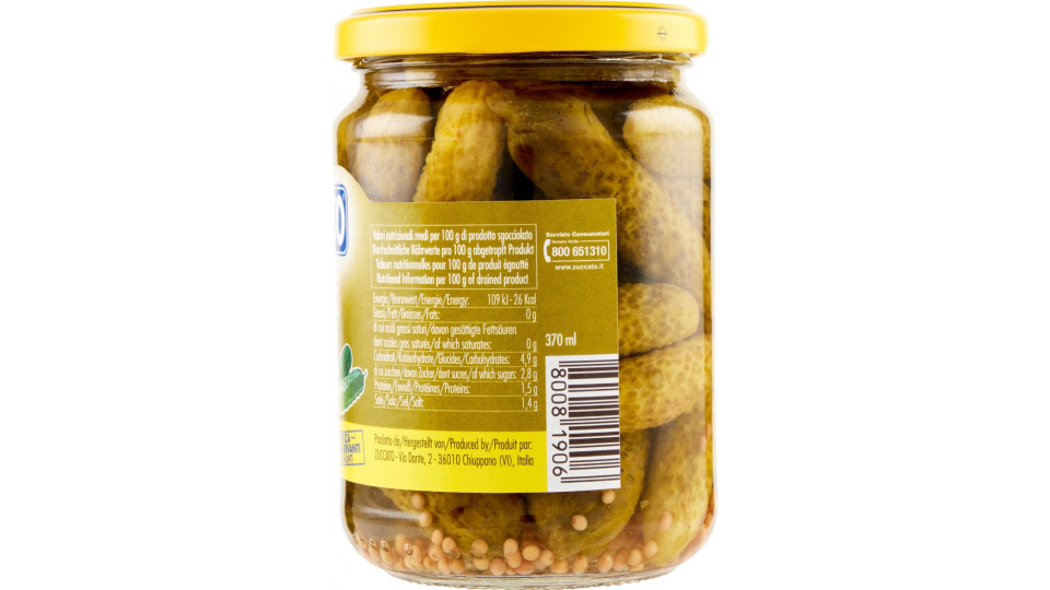 Zuccato Cetrioli agrodolci