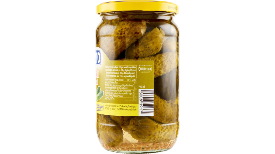 Zuccato, cetrioli agrodolci