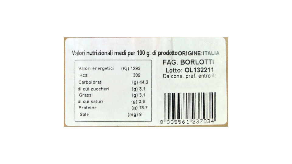 La Conserviera Fagioli borlotti gr.500