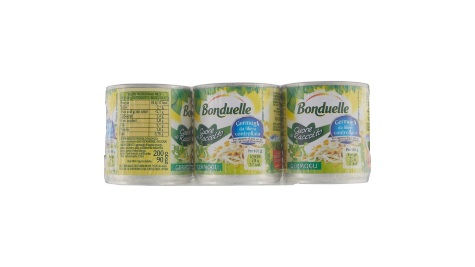 Bonduelle germogli di soia 3pezzi
