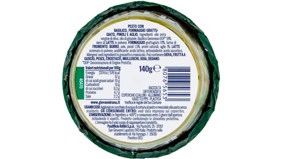 Rana pesto genovese