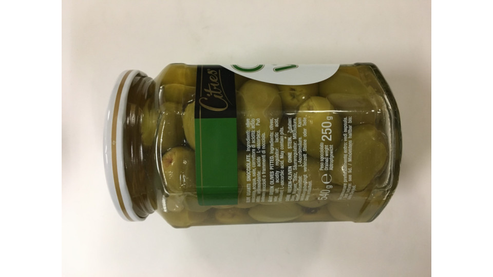 Citres olive verdi giganti snocciolate