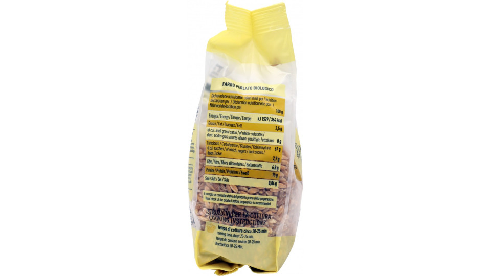 Alce nero Farro Perlato Bio