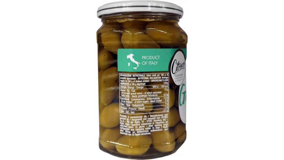 Citres olive giganti verdi