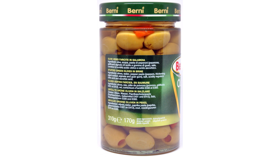 Berni olive verdi farcite