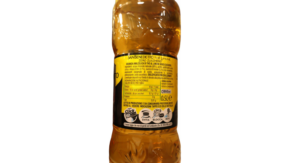 San Benedetto, Zero zucchero al limone