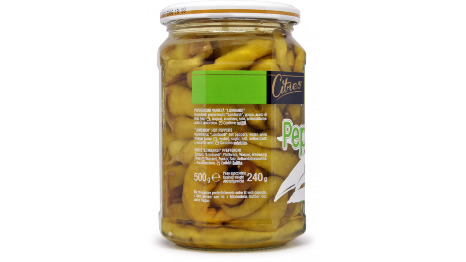 PEPERONCINI LOMBARDI IN ACETO DI VINO