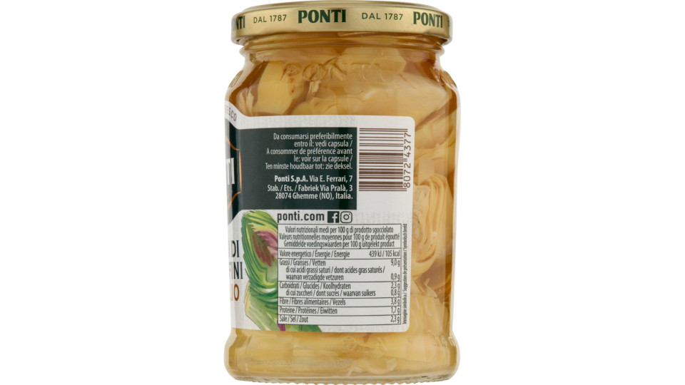 Ponti carciofi tagliati