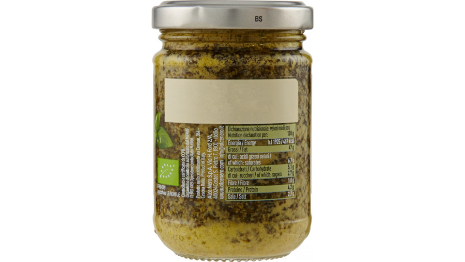 Alce nero Pesto alla Genovese Bio