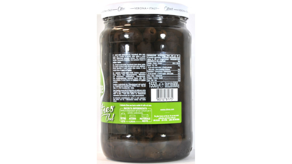 Citres olive nere snocciolate