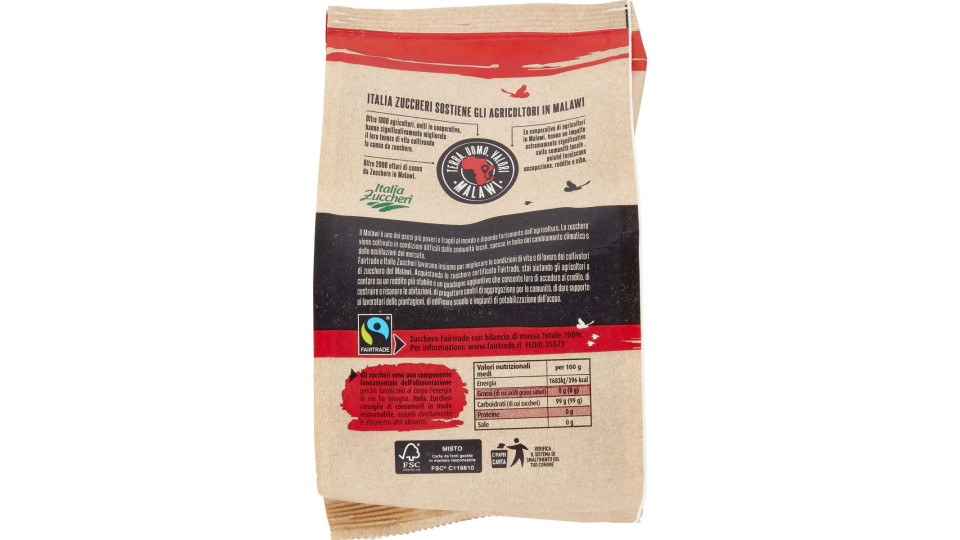 Italia Zuccheri Dark Brown Zucchero Grezzo Di Canna