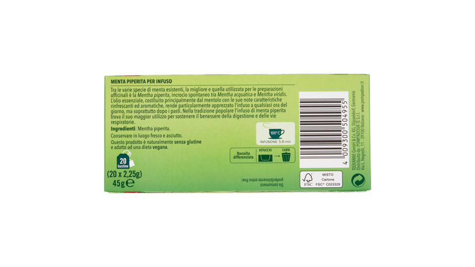 Infuso Menta Piperita 20 x 2,25 g