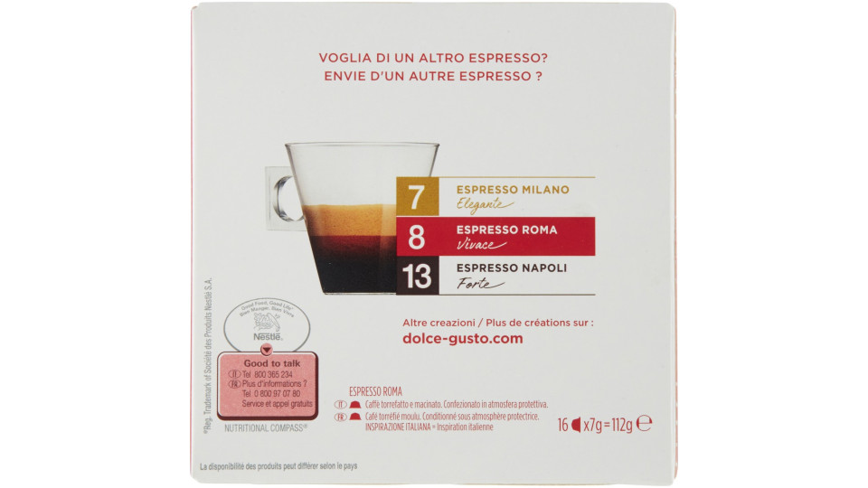 Nescafè, Dolce Gusto Espresso Roma