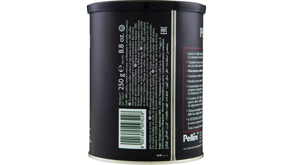 Pellini caffè Top Arabica 100%