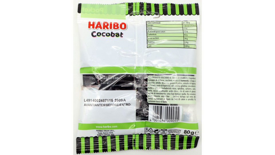 Haribo busta cocobat