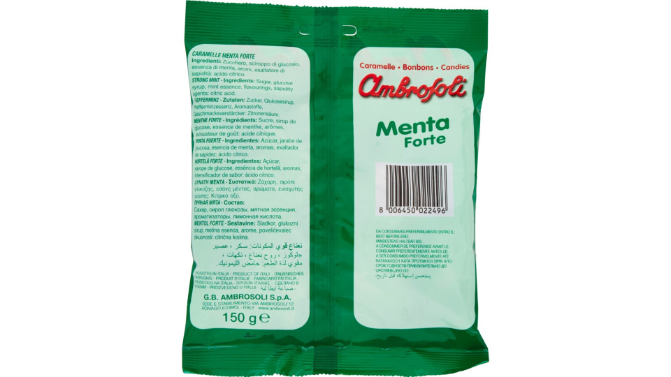 Ambrosoli Caramelle Menta Forte
