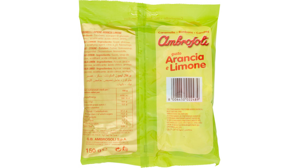 Ambrosoli caramelle agrumi
