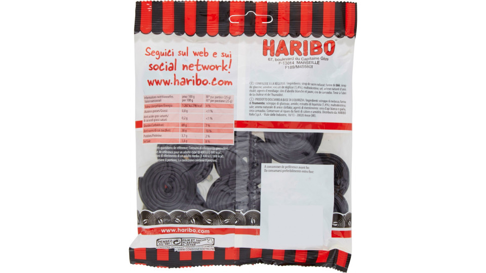 Haribo busta rotelle