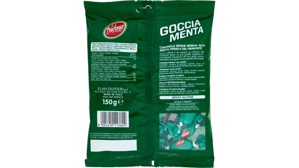 Dufour caramelle gocciamenta