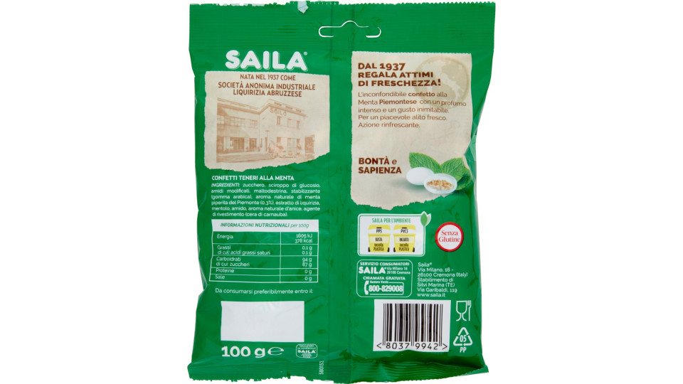 Saila caramelle menta tenere