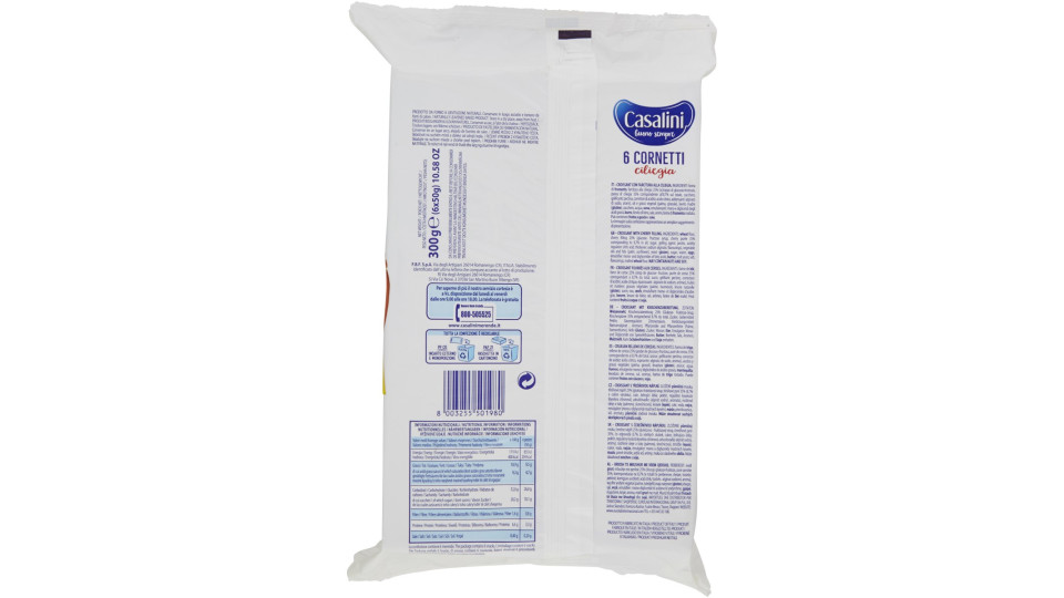 Casalini cornetti con farcitura alla ciliegia
