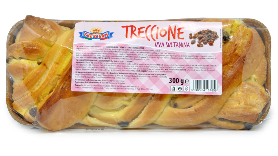 Treccione con Uvetta