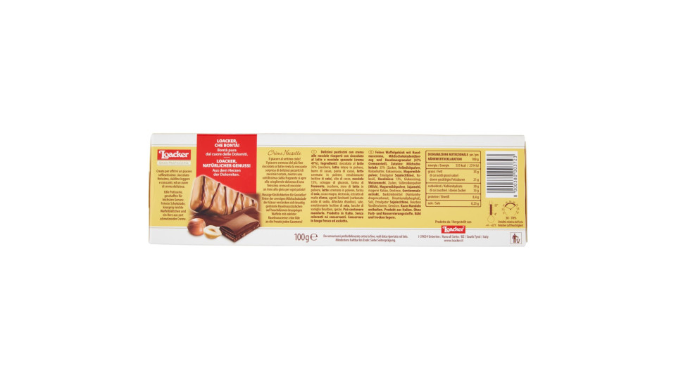 Loacker Gran Pasticceria Crème Noisette