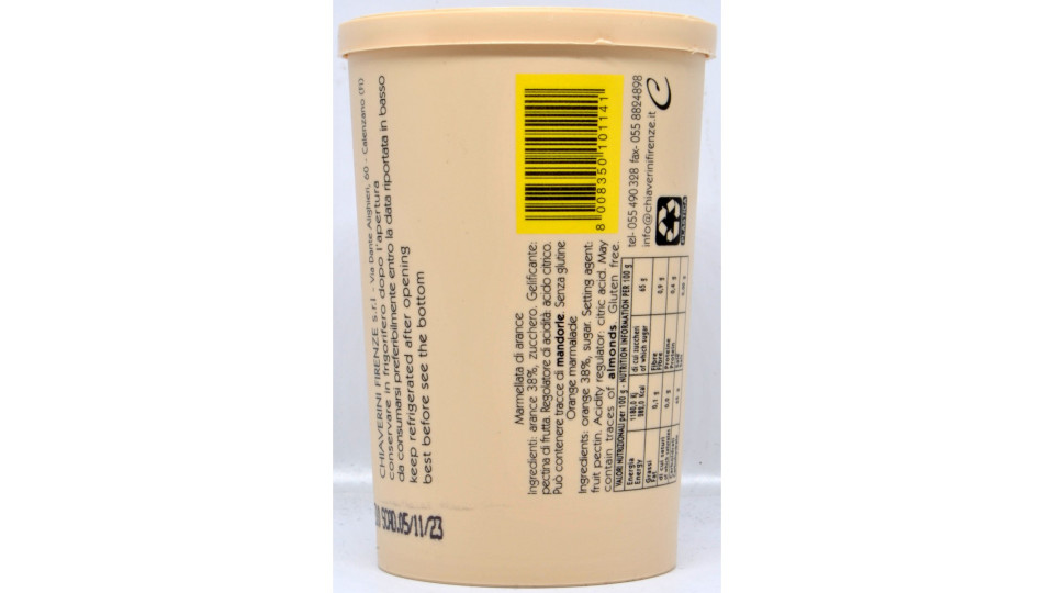F.lli Chiaverini & C. Marmellata di arance con scorze