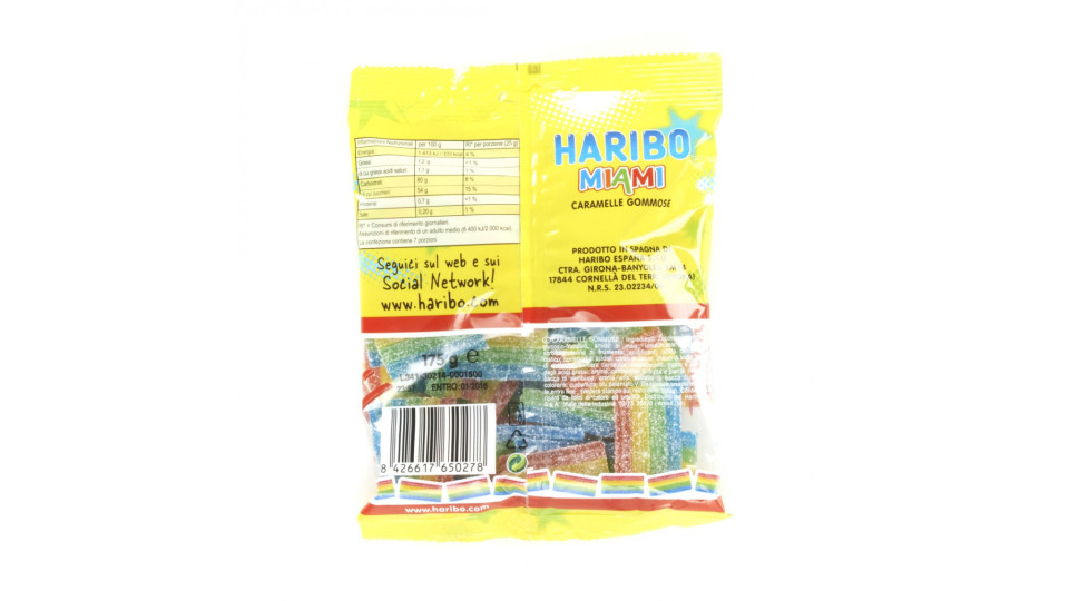 Haribo 175Gr Miami Frizzi