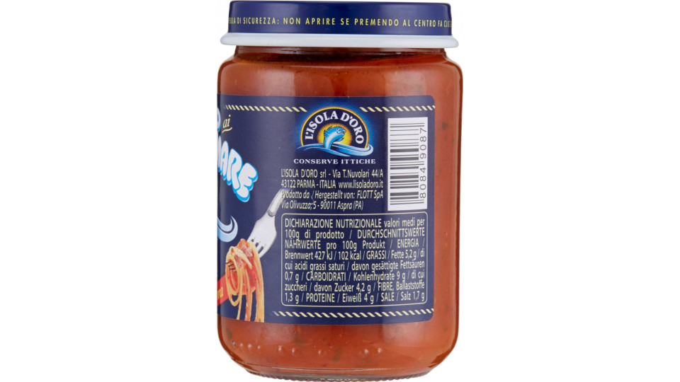 L'isola d'oro Sugo ai Frutti di Mare alla Pescatora
