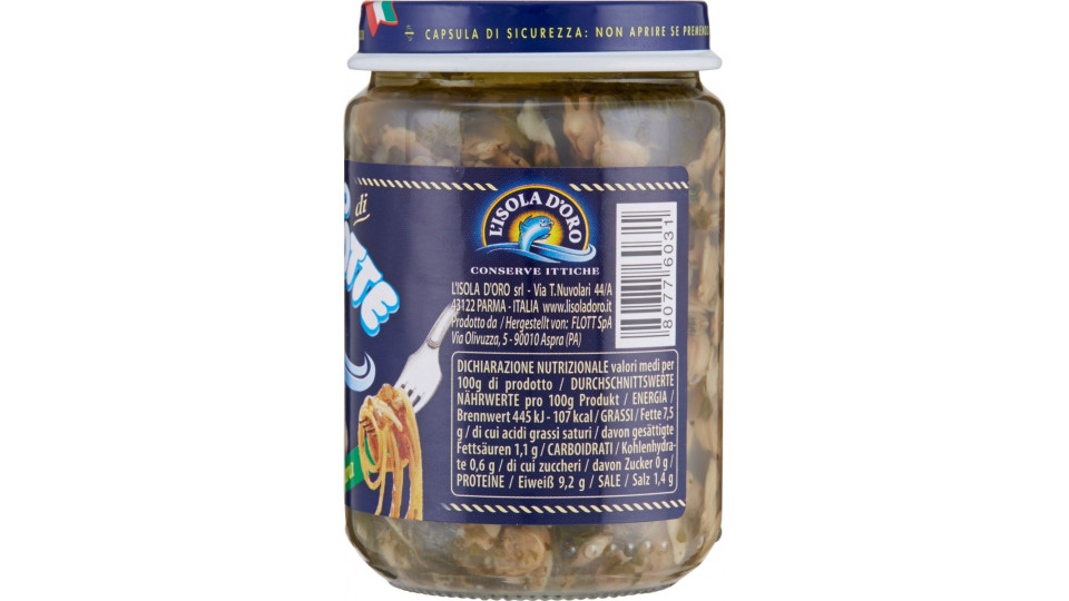 L'isola d'oro Sugo di Vongolotte alla Marinara