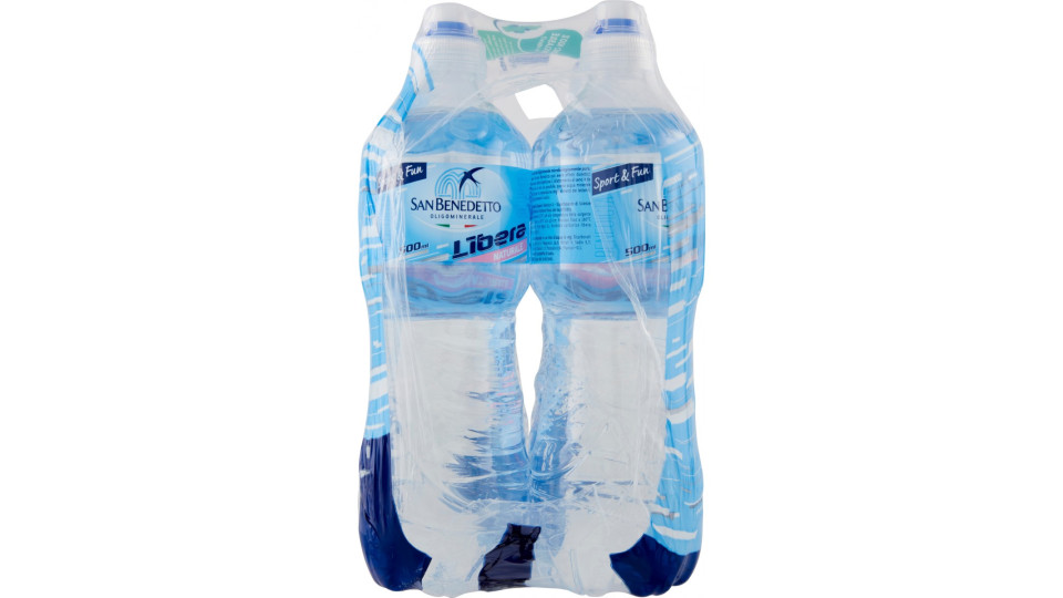 Acqua Minerale San Benedetto Benedicta Libera Pull&Push naturale 4 x