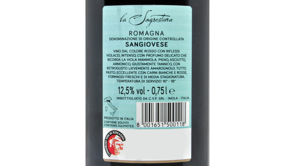 Vino Sangiovese Romagna DOC