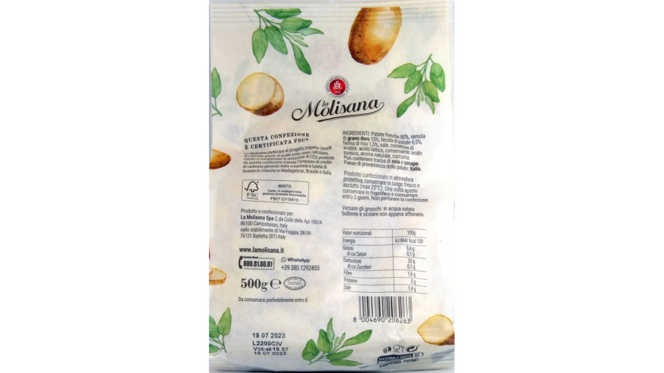 Molisana gnocchi patate