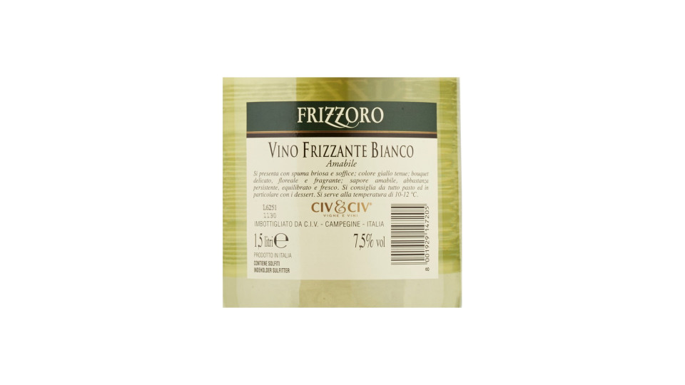 Civ&civ Frizzoro Frizzantino Bianco Amabile