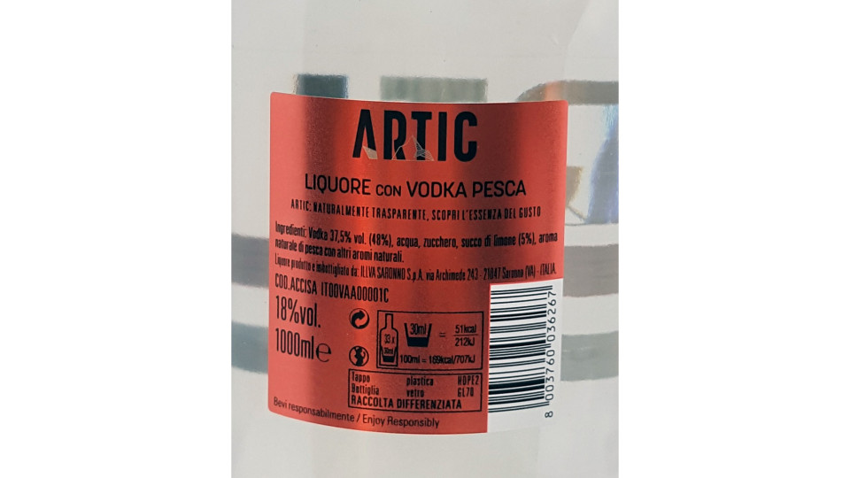 Artic, Vodka