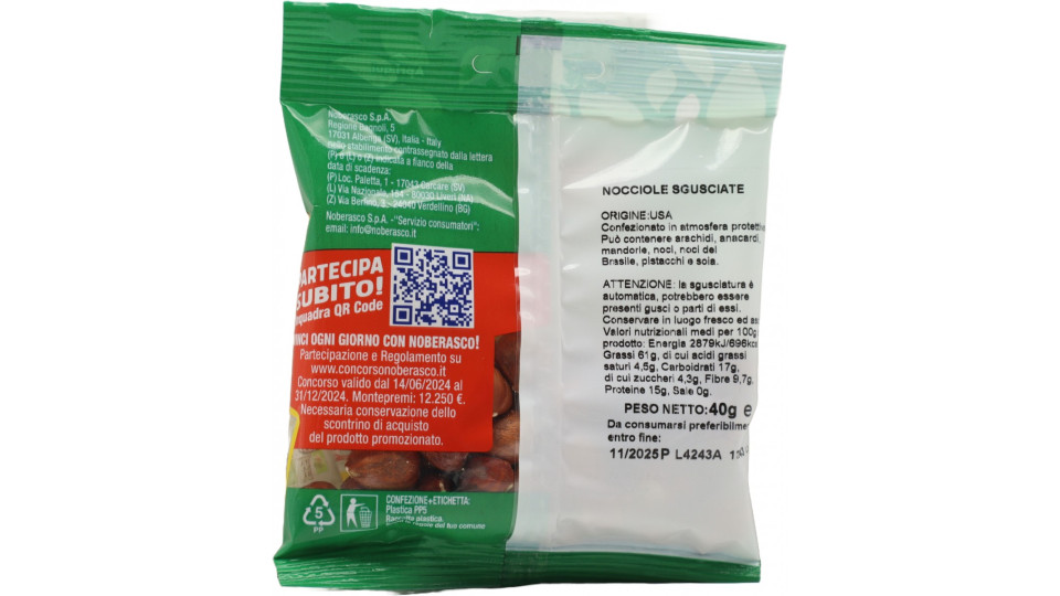 noberasco 1 �uro Bio Nocciole Sgusciate