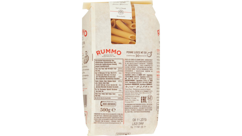 Rummo Penne Lisce N° 59