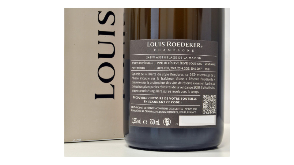 Champagne louis roederer con astuccio