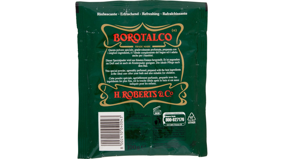 Roberts talco busta