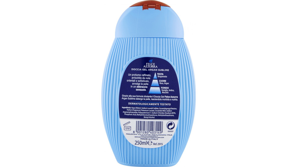 Felce Azzurra Benessere Doccia con olio d'Argan