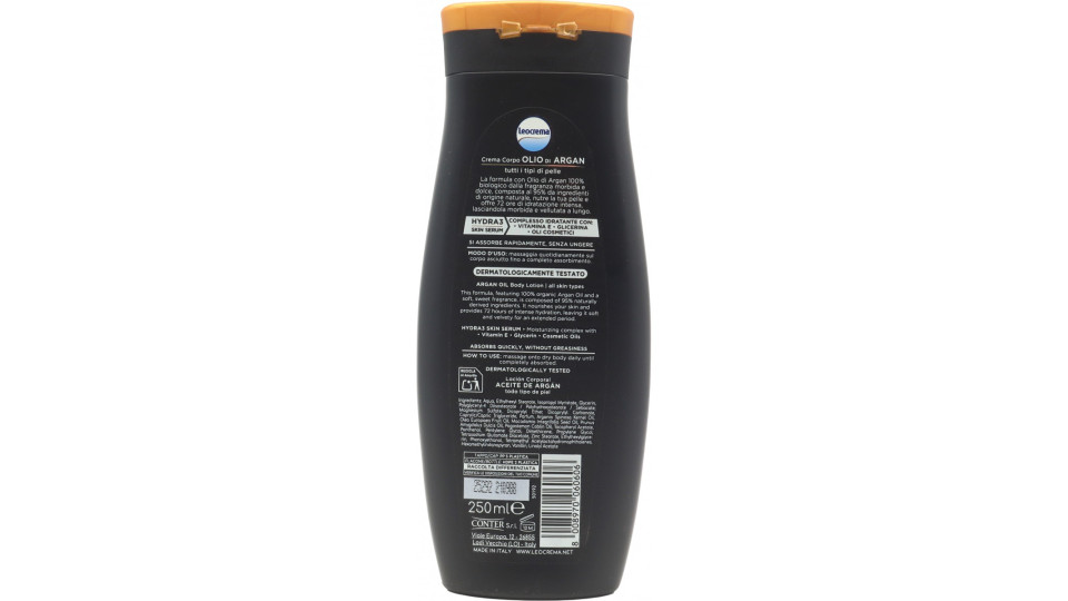 Crema Fluida Setificante Tutti i Tipi di Pelle all'Olio di Argan