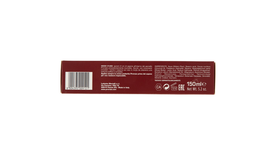 Proraso sapone barbe dure